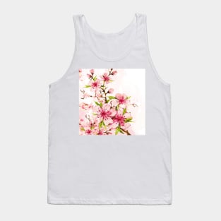 Watercolor Spring Flowers 2 Tank Top